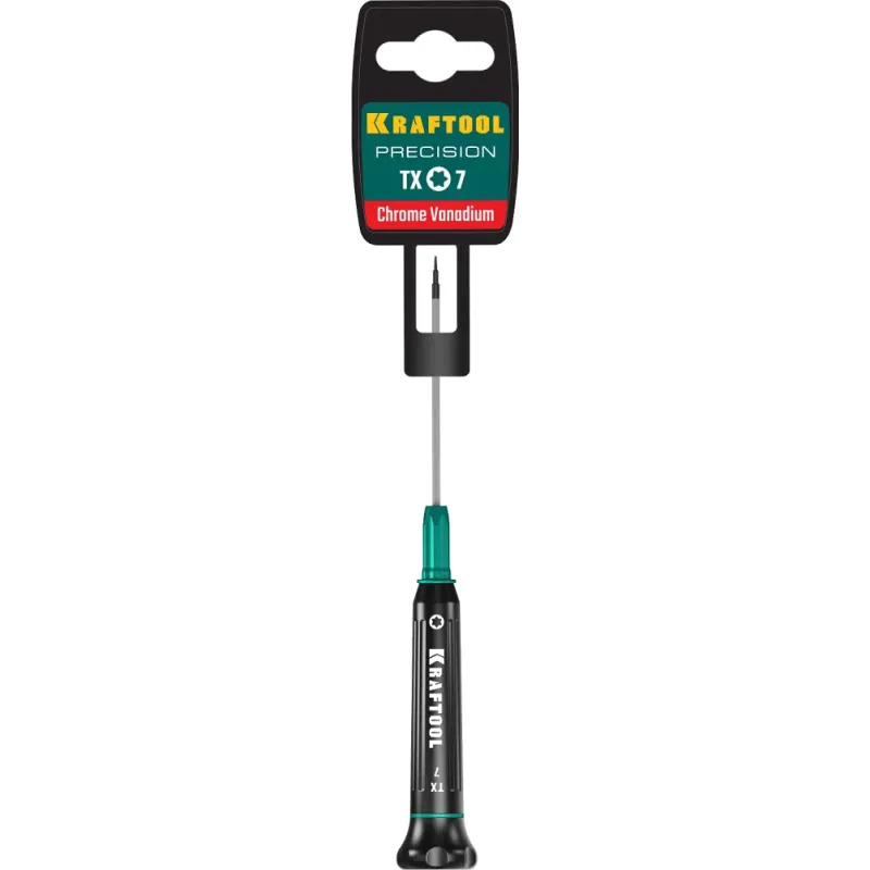 KRAFTOOL Precision TX7, отвертка для точных работ (25684-07)