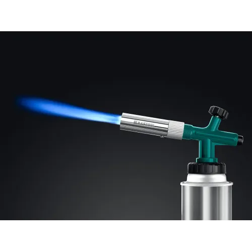 KRAFTOOL KG-1000 цельнометаллическая с пьезоподжигом, газовая горелка на баллон (55514)