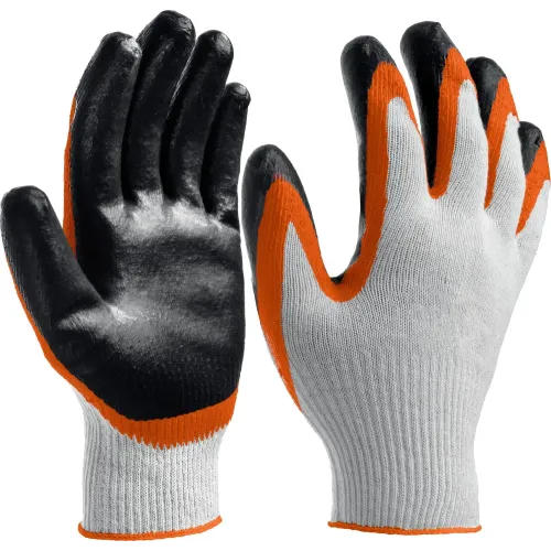 STAYER EXPERT-2, L-XL, х/б перчатки с двойным латексным обливом, повышенная износостойкость (11409-XL)