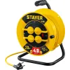 STAYER М-325, ПВС, 3 х 2.5 мм2, 20 м, 4000 Вт, IP44, силовой удлинитель на катушке (55064-20)