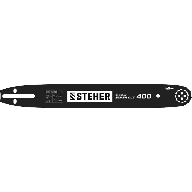 STEHER type A, шаг 0.325″, паз 1.5 мм, 40 см, шина для бензопил (75201-40)