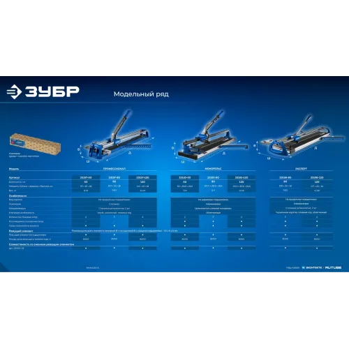 ЗУБР Монорельс-1200, ручной плиткорез (33193-120)