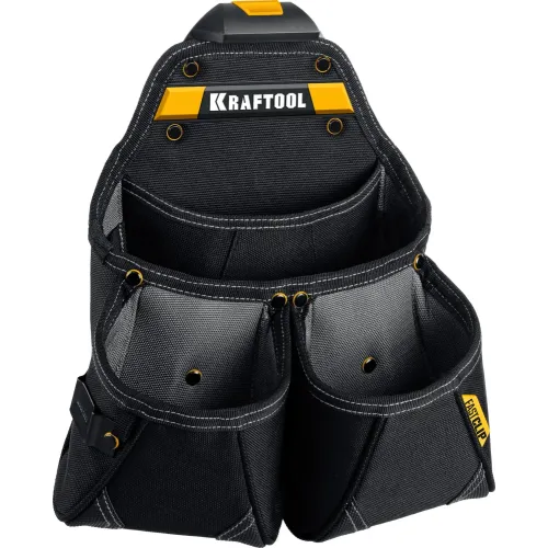 KRAFTOOL KP-15 поясная сумка с быстросъёмным креплением FastClip, 350 х 320 мм (38771)