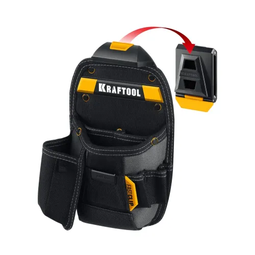 KRAFTOOL KP-8 поясная сумка с быстросъёмным креплением FastClip, 170 х 260 мм (38776)