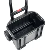 KETER SMART ROLLING, 564 х 373 х 700 мм, (22″), набор пластиковый ящик-тележка + ящик для инструментов + ящик органайзер (38390-22)