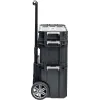 KETER SMART ROLLING, 564 х 373 х 700 мм, (22″), набор пластиковый ящик-тележка + ящик для инструментов + ящик органайзер (38390-22)