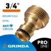 GRINDA BE-34, 3/4″, с внешней резьбой, из латуни, штуцерный адаптер, PROLine (8-426116)