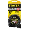 STAYER BlackMax, 5 м х 19 мм, рулетка с двумя фиксаторами, Professional (3410-05)