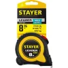 STAYER Leader, 8 м х 25 мм, рулетка с автостопом, Professional (3402-08-25)