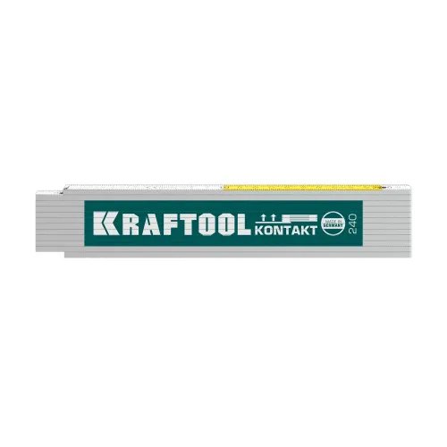 KRAFTOOL PRO-90 Kontakt, 2.4 м, профессиональный складной деревянный метр (34729)