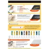 OLFA 18 мм, 50 шт, в пластиковом кейсе + блистер, черные сегментированные лезвия, особо острые, EXCEL BLACK (OL-LBB-50B)