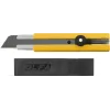 OLFA 25 мм, в комплекте с лезвиями EXCEL BLACK 5 шт, нож (OL-H-1BB/5BB )