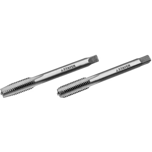STAYER M8 х 1.25, 2 шт, комплект метчиков (28025-08-1.25-H2)