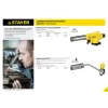 STAYER MaxTerm MG200, 1300°C, газовая горелка с пьезоподжигом на баллон с цанговым соединением (55584)