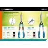 GRINDA FH-630, длина 630 мм, кованые лезвия, антикор. покрытие, алюминиевые рукоятки, накладки РР, кусторез, PROLine (423792)