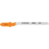 STAYER T101AO, 2 шт, 50 мм / 1.4 мм, T-хвост., HCS сталь, фигурный рез по ламинату/фанере, полотна для лобзика, Professional (15992-1.3)