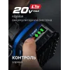 ЗУБР 20 В, d125 мм, 2 АКБ LMS (4 А·ч), бесщеточная УШМ, сумка, Профессионал (AB-125-1000-42)