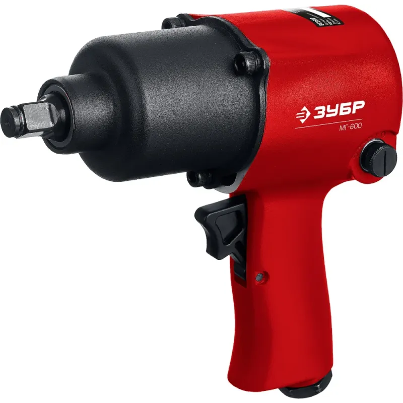 ЗУБР МГ-600, 1/2″, 600 Н·м, ударный пневматический гайковерт (64280)