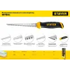 STAYER 160 мм, выкружная ножовка по гипсокартону, Professional (15173)