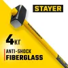 STAYER Hercules, 4 кг, кувалда с удлинённой рукояткой, Professional (20110-4)