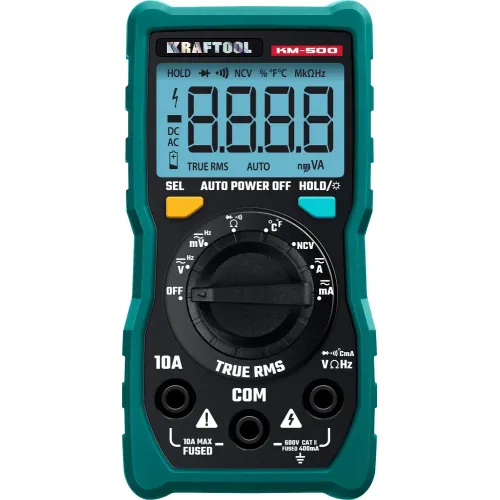 KRAFTOOL KM-500 цифровой мультиметр (59856)
