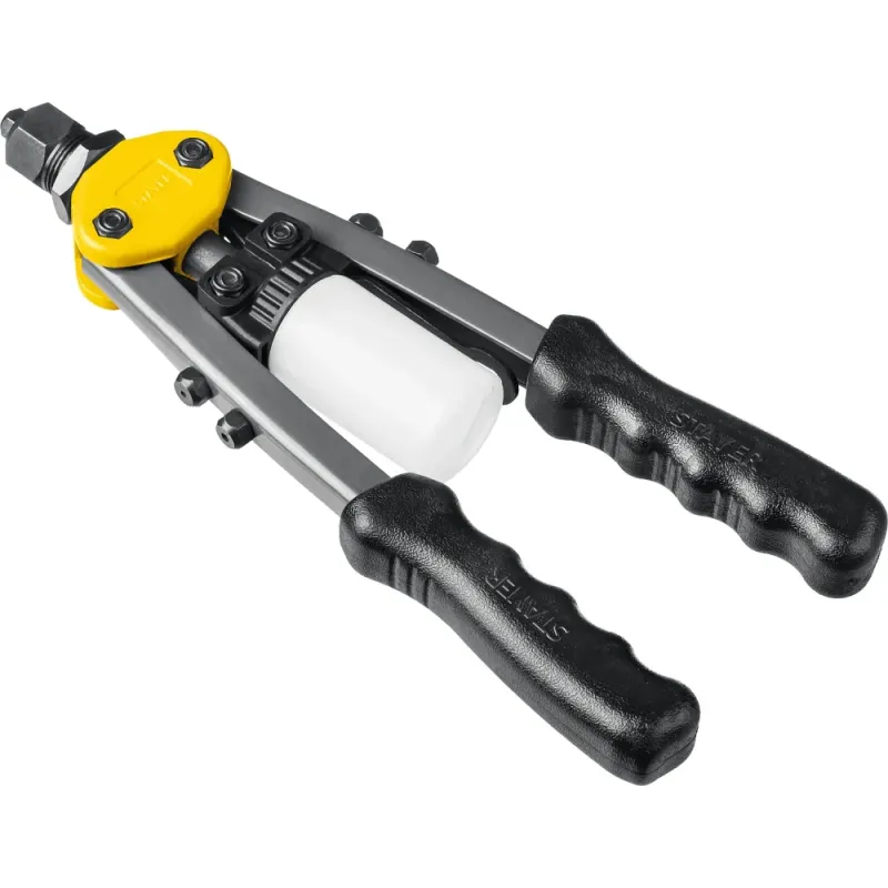 STAYER Compact-48, 2.4 - 4.8 мм, 280 мм, компактный двуручный заклепочник, Professional (3116)