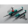 KRAFTOOL SolderGas, 70 A, 30 - 70 Вт, 1300°С, горелка, фен, набор 3 в 1, газовый паяльник (55504-H3)