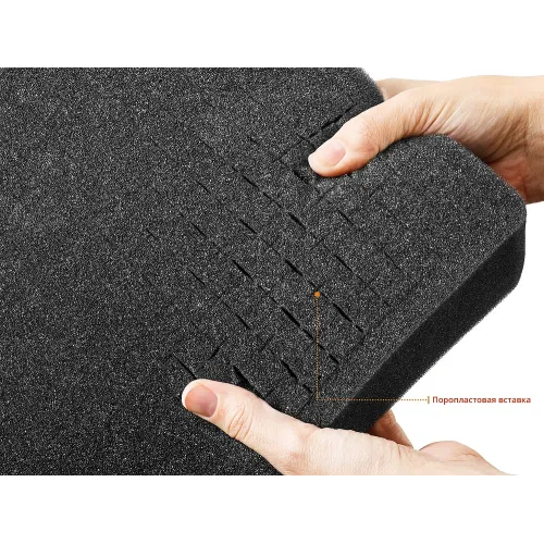 KRAFTOOL PANZER-16, 400 х 330 х 170 мм, (16″), IP55, ударопрочный пластиковый ящик (38251-16)