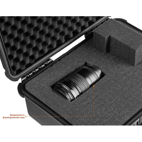 KRAFTOOL PANZER-16, 400 х 330 х 170 мм, (16″), IP55, ударопрочный пластиковый ящик (38251-16)