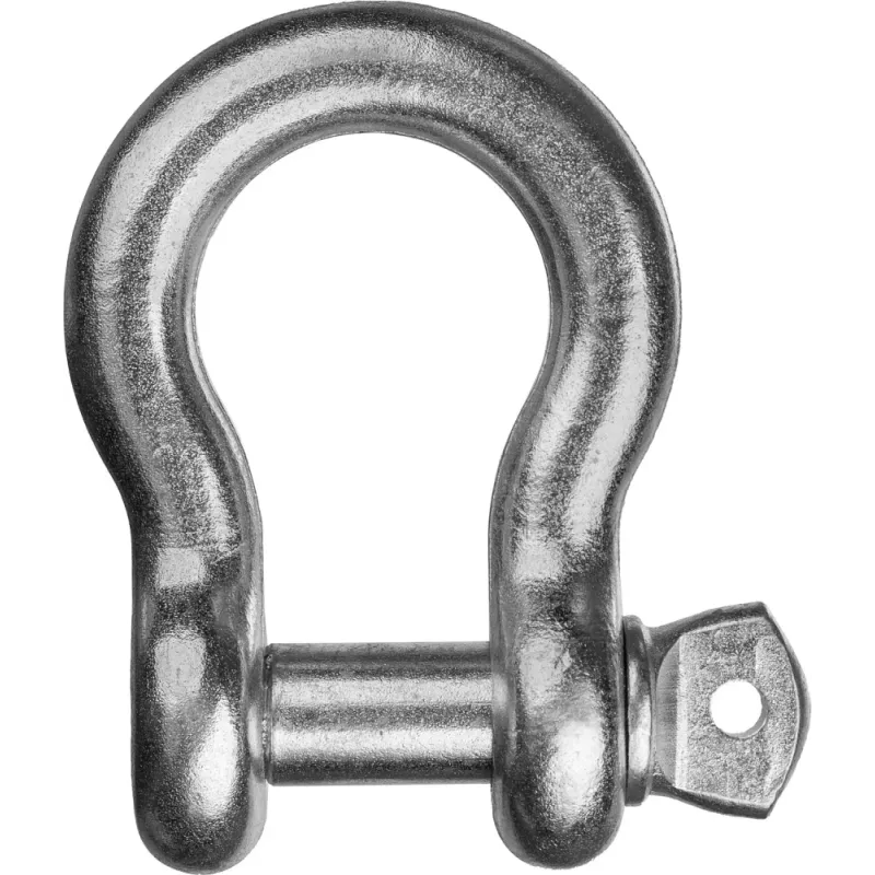 ЗУБР 1/2″ (12.7 мм), 6 шт, палец 16 мм, г/п 2 тн, цинк, омегообразная скоба, Профессионал (304525-13)