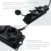 ЗУБР КГ-325-Ш3, КГ, 3 x 2.5 мм2, IP44, 15 м, 3 гн., 4000 Вт, силовой удлинитель, Профессионал (55024-15)