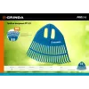 GRINDA PP-23, 500 х 50 х 420 мм, 23 зубца, без черенка, пластиковые, веерные грабли, PROLine (421813)