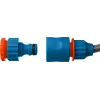 GRINDA спиральный шланг 3/8″ x 15 м, пистолет-распылитель, адаптеры, поливочный набор, PROLine (428495)