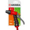GRINDA T-R, плавная регулировка, курок сзади, пластиковый с TPR, поливочный пистолет (8-427186)
