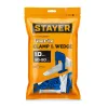 STAYER СВП TileFix, комплект: 1,0 мм, зажим + клин, 50 + 50 шт, система выравнивания плитки ″ворота″ (33841-H50)