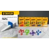 STAYER СВП TileFix, комплект: 1,0 мм, зажим + клин, 50 + 50 шт, система выравнивания плитки ″ворота″ (33841-H50)