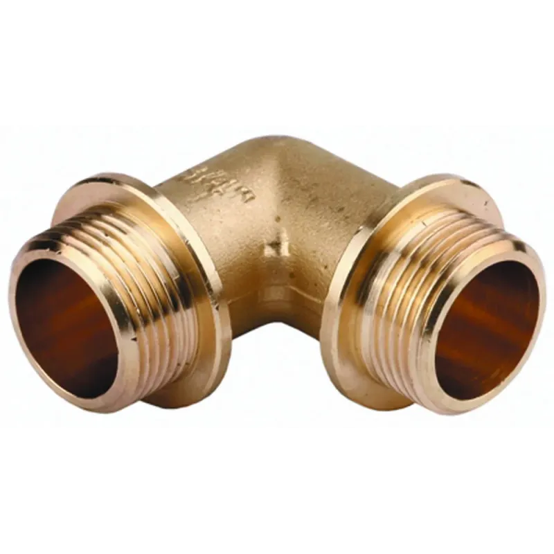 GENERAL FITTINGS штуцер/штуцер, 3/4″, латунь, уголок с упором (51074-S/S-3/4)