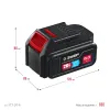ЗУБР T7, 20 В, 6.0 А·ч, аккумуляторная батарея, Профессионал (ST7-20-6)