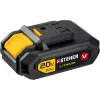 STEHER V1, 20 В, 45 Н·м, 1 АКБ (2 А·ч), бесщеточная дрель-шуруповерт, кейс (CDB-200-1)