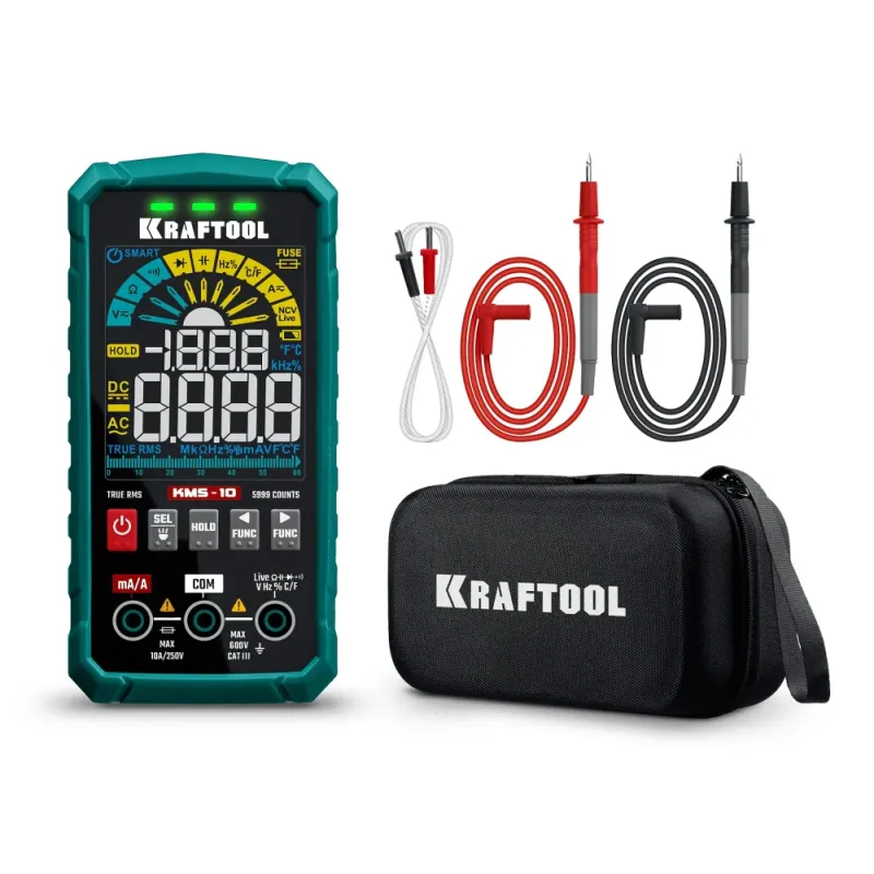 KRAFTOOL KMS-10 смарт-мультиметр цифровой (59872)