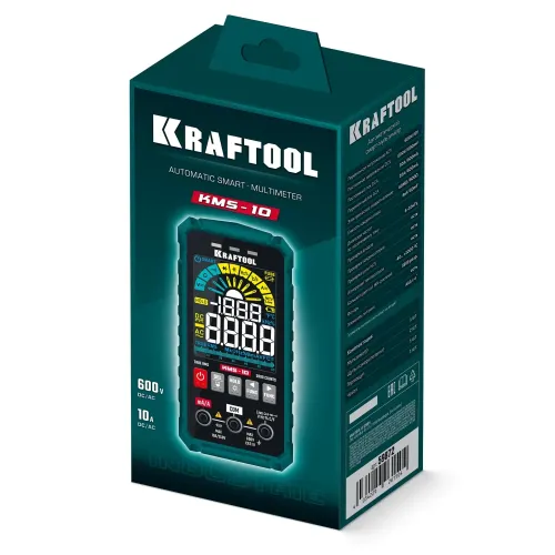 KRAFTOOL KMS-10 смарт-мультиметр цифровой (59872)