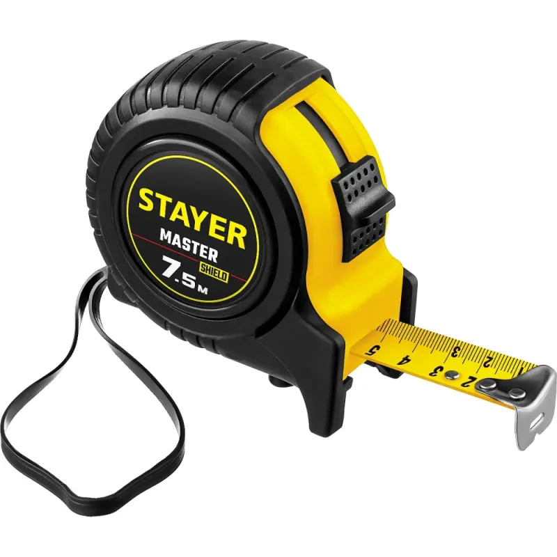 STAYER 7.5 м х 25 мм, рулетка (34025-07)