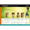 GRINDA BS-1, диаметр 3/4″ - 1″, двухканальный, с внутренней резьбой, из латуни, поливочный распределитель, PROLine (426112)