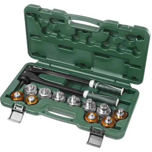 KRAFTOOL Pro Cut, 10 - 28 мм, 1/4 - 7/8″, расширитель-калибратор для труб (23650-H12)