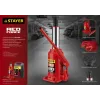 STAYER RED FORCE, 25 т, 240 - 375 мм, бутылочный гидравлический домкрат, Professional (43160-25)