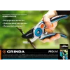 GRINDA P-25, 200 мм, закаленная сталь, эргономичные алюминиевые рукоятки, виниловое покрытие, плоскостной секатор, PROLine (423425)
