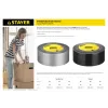 STAYER 48 мм, 10 м, черная, армированная лента, Professional (12086-50-10)