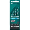 KRAFTOOL Keramo, 5 шт: 4-5-6-8-10 мм набор сверл по керамограниту с твердосплавной пластиной (29175-H5)