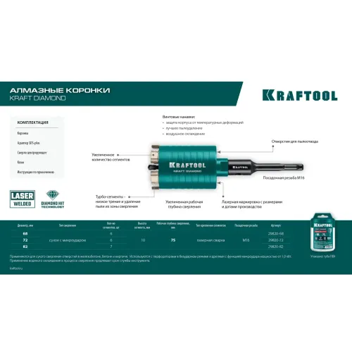 KRAFTOOL 70 мм, Клин для демонтажа (29824-70)