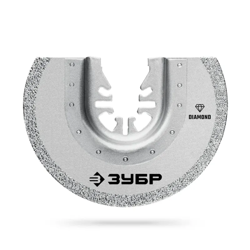 ЗУБР DIAMOND 85x2.0 мм полотно пильное с алмазным зерном Р50: керамика, бетон, кирпич, QUICK Uni-Lock (15554-85)